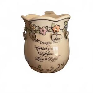 Bradford Exchange “daughter” candle holder